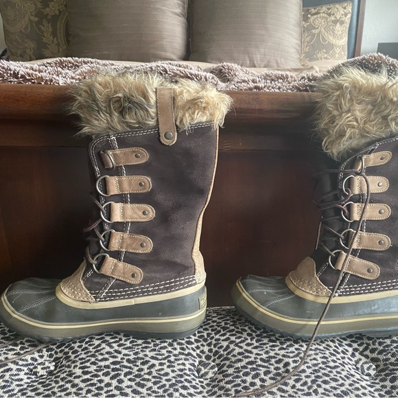 sorel joan of arctic faux fur waterproof snow boot - Picture 1 of 10